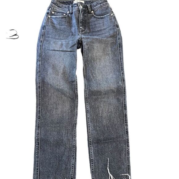 We The Free Free People Crvy size 26 raw hem jeans - Picture 1 of 6